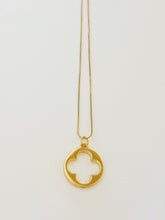 Load image into Gallery viewer, Repurposed Louis Vuitton Clover Necklace