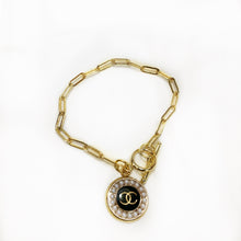 Load image into Gallery viewer, Repurposed Chanel Pearl Charm Bracelet