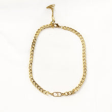 Load image into Gallery viewer, Repurposed Christian Dior Choker Necklace