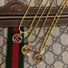 Load image into Gallery viewer, Repurposed Authentic Gucci Button Necklace