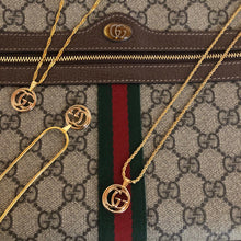 Load image into Gallery viewer, Repurposed Authentic Gucci Button Necklace