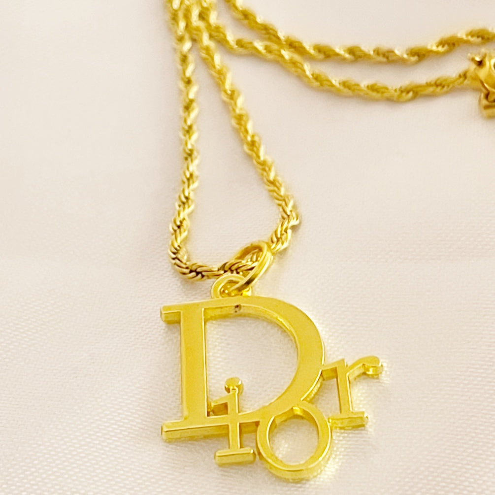 Custom dior necklace Clearance