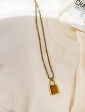 Load image into Gallery viewer, Louis Vuitton Lock Charm Necklace