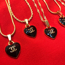 Load image into Gallery viewer, Repurposed Authentic Chanel Heart Necklace