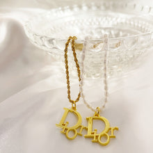 Load image into Gallery viewer, Repurposed Christian Dior Pearl Necklace