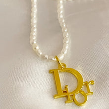Load image into Gallery viewer, Repurposed Christian Dior Pearl Necklace
