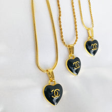 Load image into Gallery viewer, Repurposed Authentic Chanel Heart Necklace