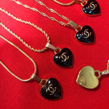 Load image into Gallery viewer, Repurposed Authentic Chanel Heart Necklace