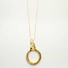 Load image into Gallery viewer, Repurposed Louis Vuitton Logo Charm Necklace
