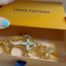 Load image into Gallery viewer, Repurposed Louis Vuitton Clover Necklace

