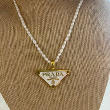 Load image into Gallery viewer, Repurposed Authentic Prada Freshwater Pearl Necklace
