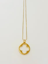 Load image into Gallery viewer, Repurposed Louis Vuitton Clover Necklace
