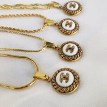 Load image into Gallery viewer, Repurposed Authentic Chanel White Button Necklace
