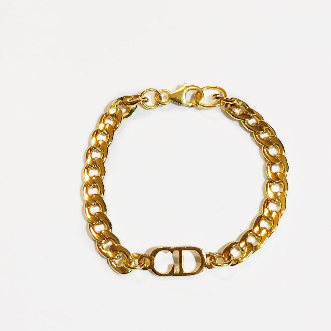 Repurposed Christian Dior Charm Bracelet