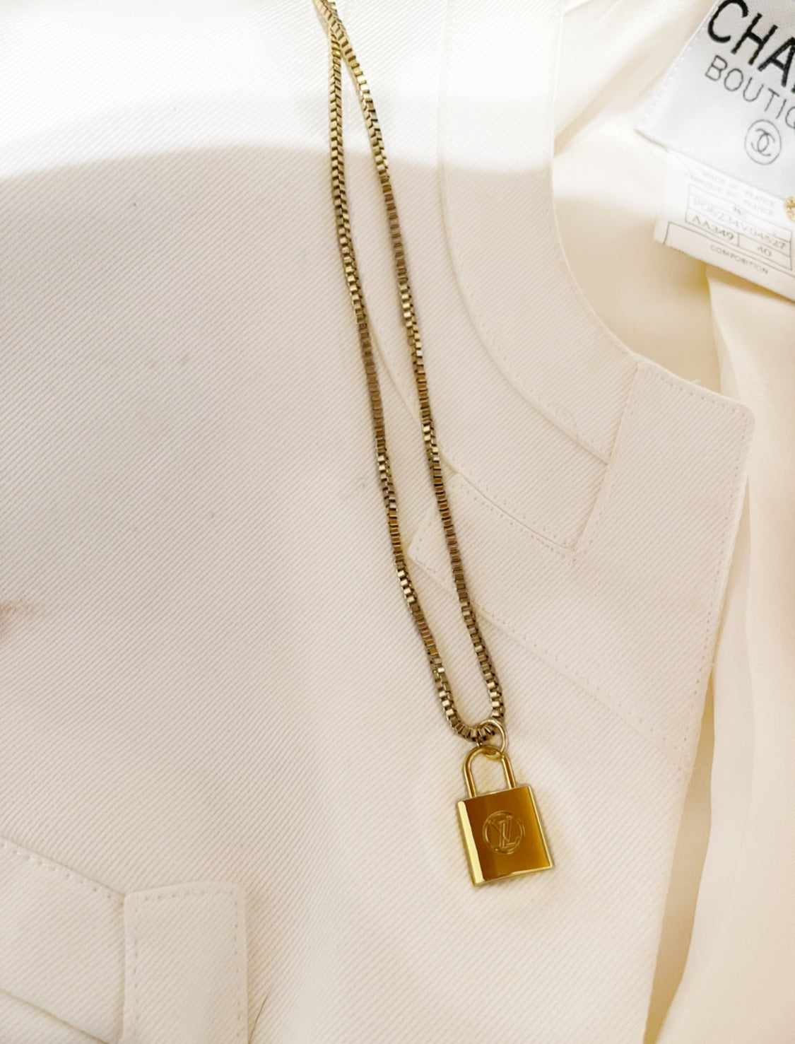 Louis Vuitton, Jewelry, Louis Vuitton Lock Necklace