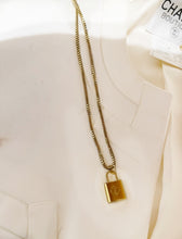 Load image into Gallery viewer, Louis Vuitton Lock Charm Necklace
