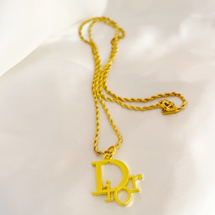 Repurposed Christian Dior Necklace