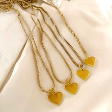 Load image into Gallery viewer, Louis Vuitton Heart Charm Necklace

